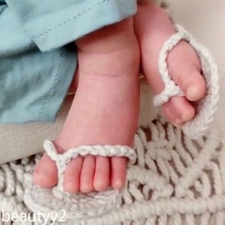 ready stock Newborn Photography Props Handmade Crochet Baby Slippers Baby Photo Props Shoes Newborn Photography Accessories fast delivery