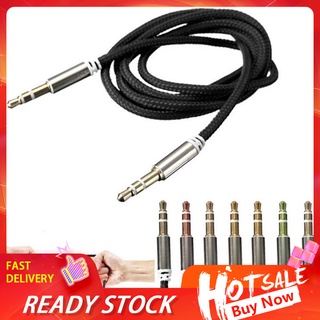 DR 1m 3.5mm Male to Male Car Aux Auxiliary Cord Stereo Audio Cable for Phone MP3