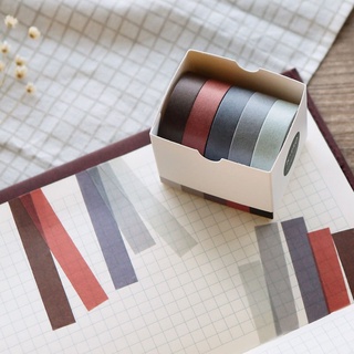 5 rollos Mini juego de tapes creativos creativos Para manualidades/scrapbook decoración Para manualidades (4)