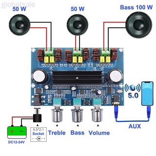 amplificador de potencia bluetooth 5.0 2.1 canales estéreo placa amplificador de audio digital (4)