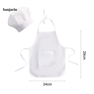 B Unisex Baby Chef trajes de textura suave bebé Chef delantal especial para recién nacido (5)