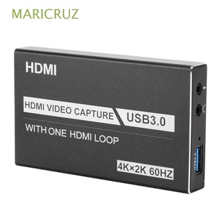maricruz para ps4 interruptor hdmi tarjeta de captura 1080p juego grabadora de captura de vídeo 60hz 4k ultra hd transmisión en vivo usb 3.0 video grabber/multicolor
