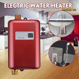 Cfdq_ calentador eléctrico Digital Lcd De agua Portátil sin depósito instantáneo 110v/220v (2)