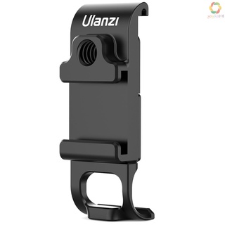 Ulanzi G9-6 multifuncional cámara de acción cubierta de batería de Metal extraíble puerta tipo C puerto de carga adaptador con montaje de zapata fría 1/4 pulgadas agujero de tornillo Vlog accesorio de repuesto para GoPro Hero 9