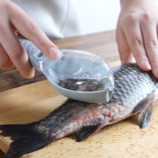 [en stock]escamas de limpieza de pescado con cuchillo dispositivo de cocina en casa herramientas de limpieza de pescado pelador rascador mutfak malzemeleri cepillo