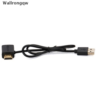 Wqw> 50cm usb 2.0 hdmi male to female adapter extender power connector cable well