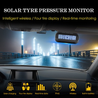 AN-10 Solar Car TPMS LCD Tire Pressure Monitoring System with 4 Sensors (5)