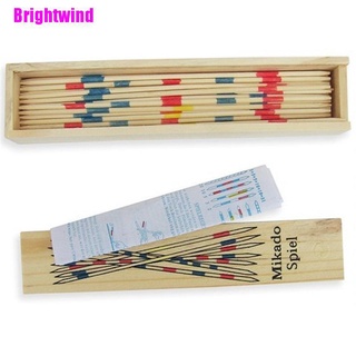 [Brightwind] Palos de madera de recogida de madera Retro tradicional juego Pickup palo de juguete caja de madera (3)