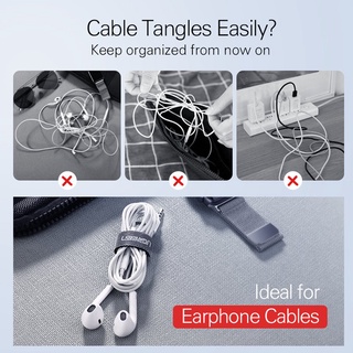 0825# cable enrollador organizador clip de alambre gestión de cables para iphone protector