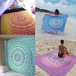 turnward fashion indian mandala tapiz picnic toalla de playa yoga mat colcha hippie bohemio chales colgantes decoración multifuncional delgada manta/multicolor (9)