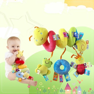 nuevo lindo bebé sonajeros móviles juguetes educativos para niños actividad espiral cuna niño cama campana bebé jugando cochecito colgante muñeca