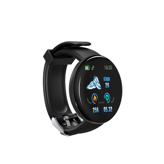 reloj inteligente d18 impermeable redondo con rastreador de ejercicio/smartwatch con bluetooth para hombre (2)