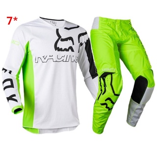 Fox 2022 racing jersey 180 Piezas Combinación De Pantalones De motocross Y Hombre/Mx/Quad (8)
