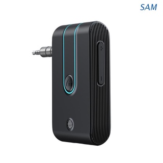 Sam ABS Material receptor compatible con Bluetooth de 3,5 mm conector estéreo puertos estéreo dispositivos estéreo receptores inalámbricos sólidos