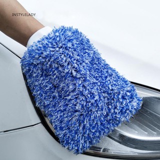 Iy guantes de microfibra suave para cuidado de automóviles/guantes de cera para coche/herramienta de limpieza de cepillo de detalles (1)