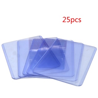 25Pcs/Set 3x4Inches Game Cards Outer Sleeves Protector PVC Board Game Trading Card Plastic Collect Holder Sports Cards