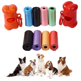 Bolsa de basura para perros, 15 rollos, 20 rollos de limpieza de inodoro y suministros sanitarios (1)
