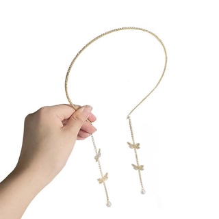Mengxuan1 accesorio Para el cabello/aro/Tiara De perlas francesas con Borla multicolor Para niñas (6)