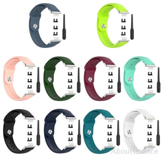 Correa de repuesto de silicona ABO para reloj Huawei Watch Fit 1.64" Vivid AMOLED Display Smart Band