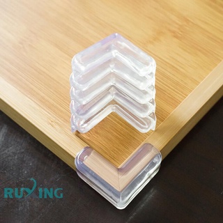 [Ruxing] cubierta transparente en forma de L para borde de esquina de mesa, Protector anticolisión para bebé