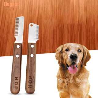 elegant(@) peine de pelo para mascotas, cepillo para gatos, herramienta de aseo para perros, para mascotas (1)