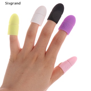 【Sixgrand】 10Pcs/set Silicone Nail Art Soak Off Cap Clip UV Gel Polish Remover Wrap Tool CL