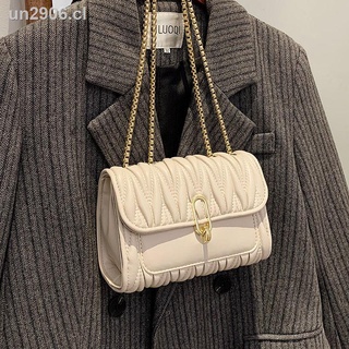 ♗﹍Bolso pequeño popular de verano 2021 nueva moda de moda diseño de nicho salvaje bolso de mensajero de cadena pequeño bolso cuadrado bolso femenino