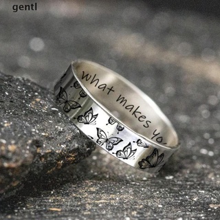 gentl nuevos anillos de mariposa vintage para mujeres hombres bohemio delicado anillo joyería regalo.