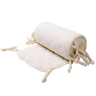 lody cama de bebé parachoques de doble cara desmontable cuna recién nacido alrededor de cuna protector almohada (5)