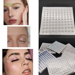 EPISTE New Temporary Tattoos Diamond Makeup Jewel Eyes Makeup Eyes Sticker Beauty Women Fashion Body Brow Nail Art Face Decal