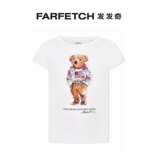 [Nuevo] Ralph Lauren Camiseta Con Estampado De Oso Infantil farfetch