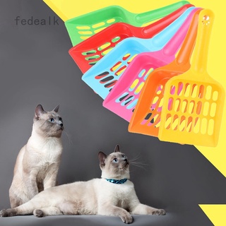 Fedealk - pala de arena para mascotas, resistente y duradera, para gatos y perros