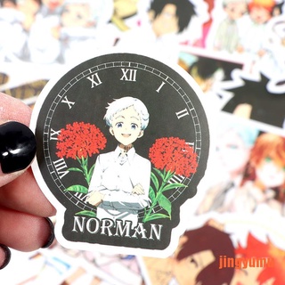 【jingy】100pcs Anime The Promised Neverland Stickers Decals Motor Skateboard Lapto (8)