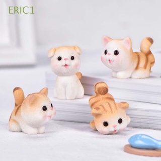 eric1 lindo miniaturas mascota pequeña estatua figuritas diy decoración del hogar gato resina artesanía de dibujos animados