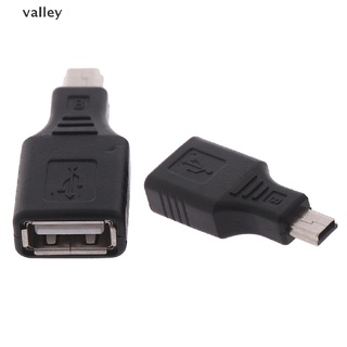 Valley USB 2.0 female to mini usb male plug otg host adapter converter connector CL