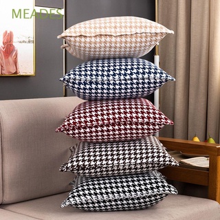 MEADES Black Cushion Cover Beige Throw Pillow Covers Pillow Cases Car Chair Office Supplies Minimalist Living Room Decor for Couch Bed Houndstooth Home Sofa Decorative/Multicolor