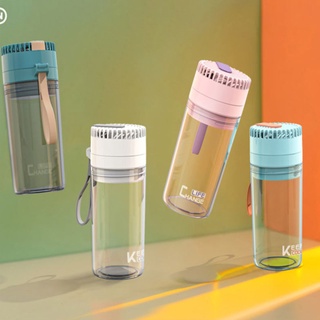 carga usb de dibujos animados mini ventilador taza de agua de verano estudiante portátil taza de agua ho