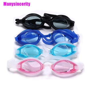 [Manysincerity] 1pc gafas de natación para adultos gafas de buceo subacuáticas gafas con tapón para los oídos