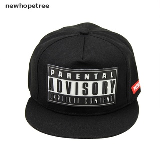 [newhopetree] Hiphop Advisory letra Parental Hiphop Snapback sombrero gorra de béisbol verano Casual caliente