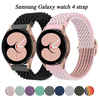 samsung galaxy watch 4 correa 40 mm 44 mm 42 mm 46 mm correa de nylon para samsung galaxy watch 4/clásico/activo 2/gear s3/amazfit gts solo loop pulsera samsung galaxy watch 3 41 mm 45 mm banda (1)