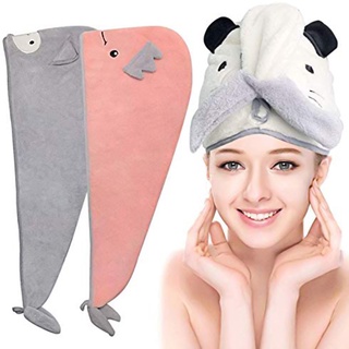sombrero de envoltura de cabeza cómodo suave portátil de secado del cabello gorro de ducha cabeza envoltura sombrero para las mujeres