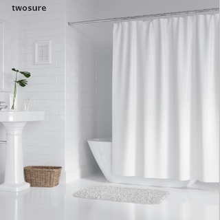 [twosure] con 12 ganchos de plástico impermeables pantallas de baño blanco cortinas de baño [twosure]