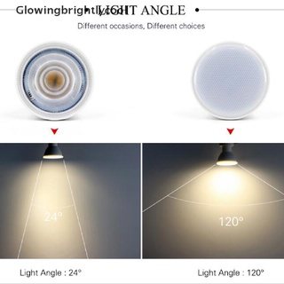 [GBC] Foco LED Regulable GU10 COB 6W MR16 Bombillas De Luz 220V Lámpara Blanca Hacia Abajo [Glowingbrightlycool]