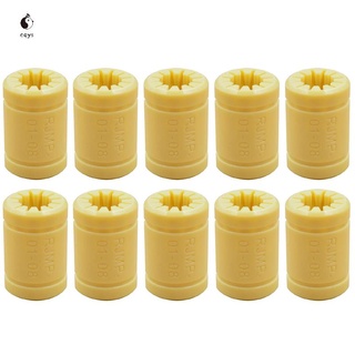 10 LM8UU 3D Printer Solid Polymer Bearing 8 mm Shafts for Mendel Ready Stock