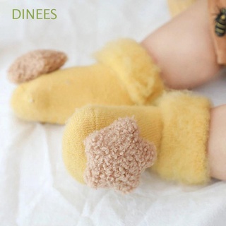 DINEES 6-18 months Floor Socks Infant Cartoon Baby Socks Cute Newborn Stereo Doll Cotton Soft Girls Non-Slip Sole/Multicolor