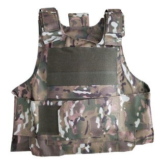 Tactical Molle Combat Assault Plate Carry Vest Black