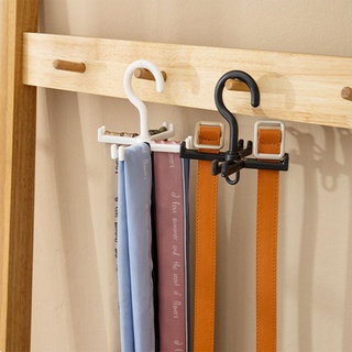 rishinee giratorio percha accesorios de cuatro cuñas rack gancho creativo multifuncional armario estante/multicolor (3)