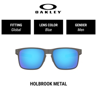 oakley holbrook metal hombres global fitting gafas de sol prizm polarizadas (55 mm) oo4123 412307