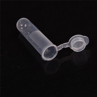 Loveshoppingmo - tubo de prueba de laboratorio (30 unidades, 5 ml, plástico, centrífuga, frasco, botella con tapa)