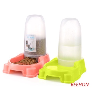 beehon pet automático dispensador de agua de alimentos cachorro gatito alimentador tazón perro gato bebedor plato